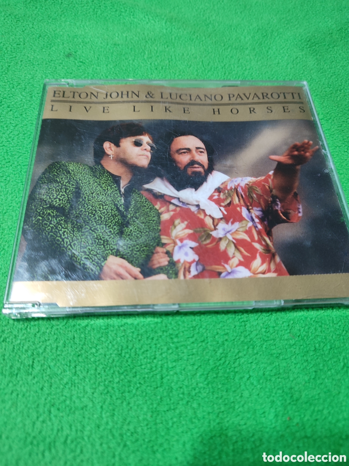 CDs de m&uacute;sica: Elton John & Luciano Pavarotti - Live like horses