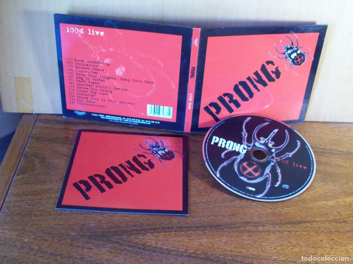 CDs de m&uacute;sica: PRONG - CD DIGIPACK CON LIBRETO 100% LIVE - Foto 1