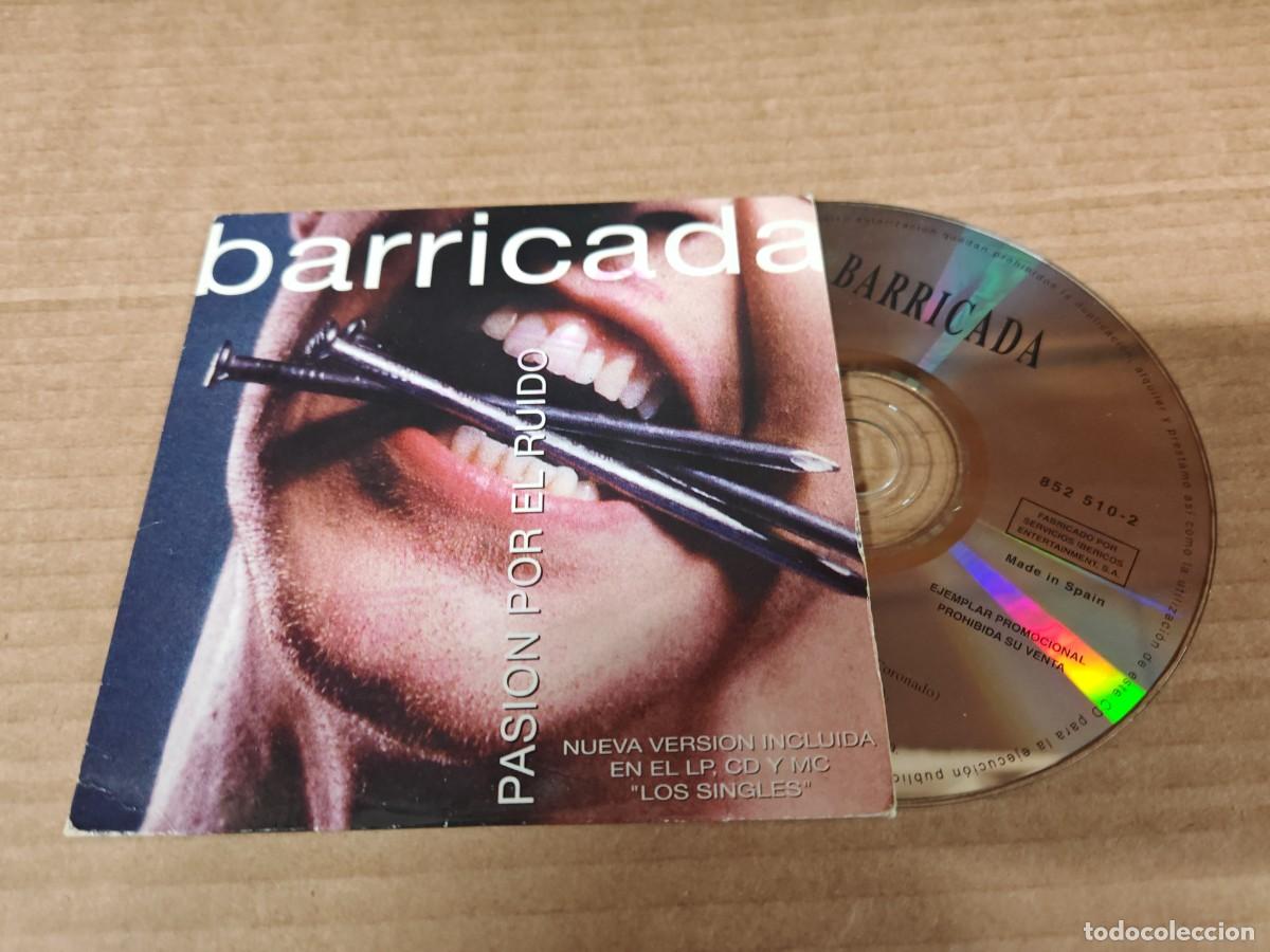 CDs de m&uacute;sica: BARRICADA Pasion por el ruido CD SINGLE PROMOCIONAL CON LA PORTADA DE CARTON A&Ntilde;O 1995 1 TEMA RARO