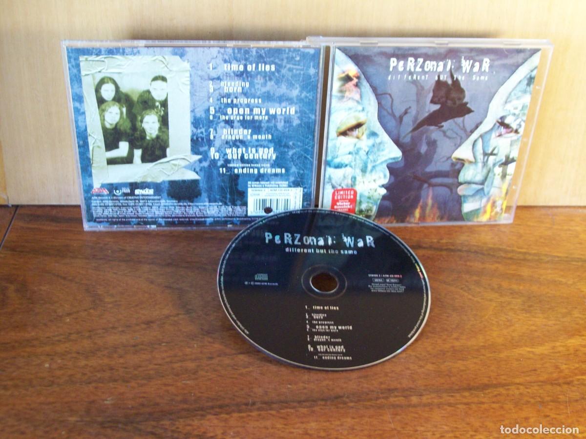 CDs de m&uacute;sica: PERZONAL WAR - DIFFERENT BUT THE SAME - CD EDICION LIMITADA