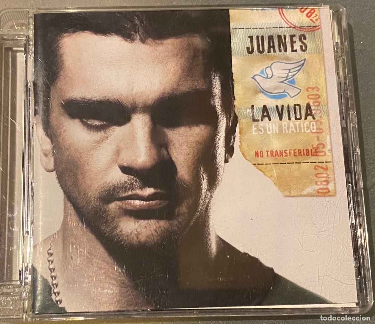 CDs de m&uacute;sica: 'La vida es un ratico', de Juanes. M&uacute;sica latina / Pop-Rock. 2007. 14 temas. Caja tipo Super Jewel.