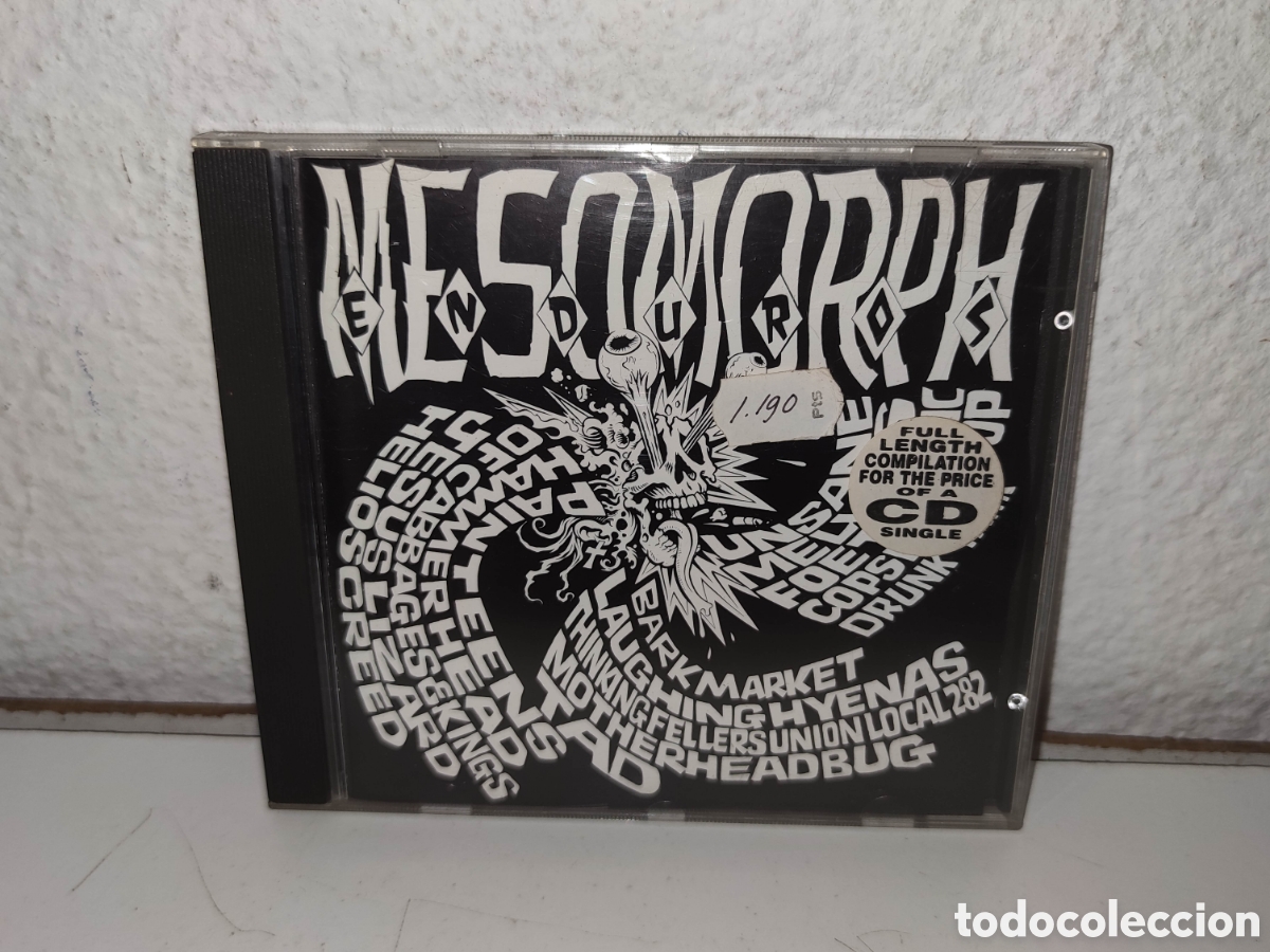 Music CDs: Cd - Mesomorph Enduros - Electronic, Rock Estilo: Alternative Rock, Hardcore, Industrial