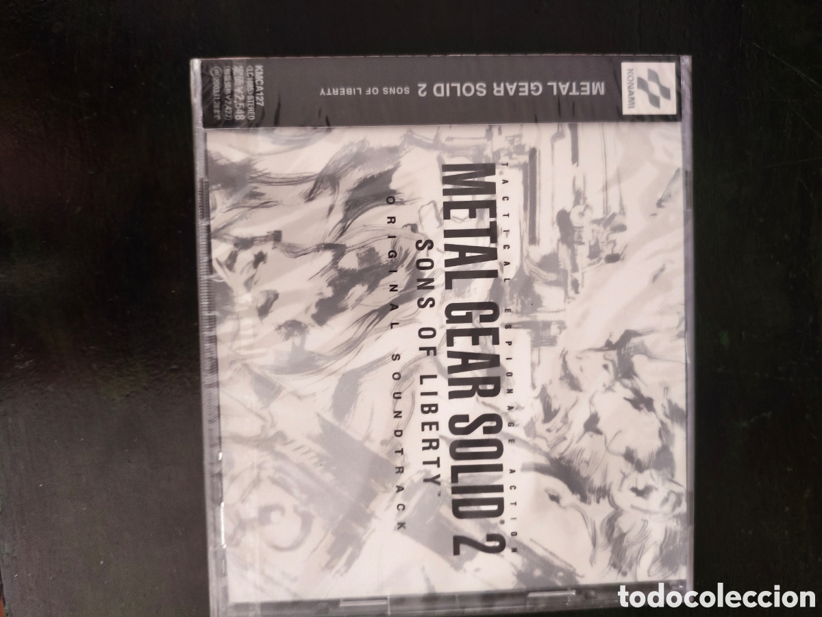 CDs de m&uacute;sica: CD Metal Gear Solid 2 OST (Edici&oacute;n Japonesa Original)
