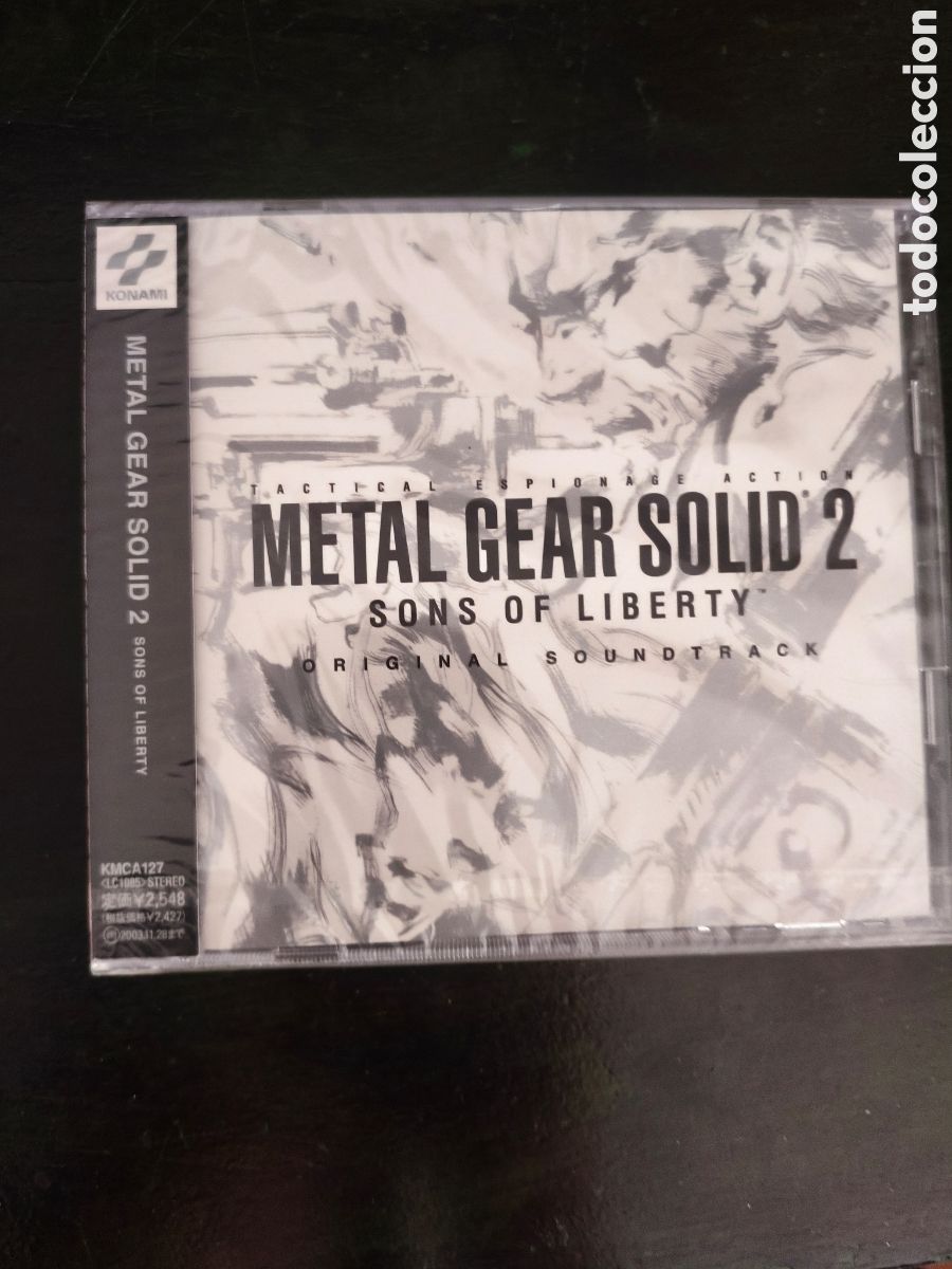 CDs de m&uacute;sica: CD Metal Gear Solid 2 OST (Edici&oacute;n Japonesa Original)
