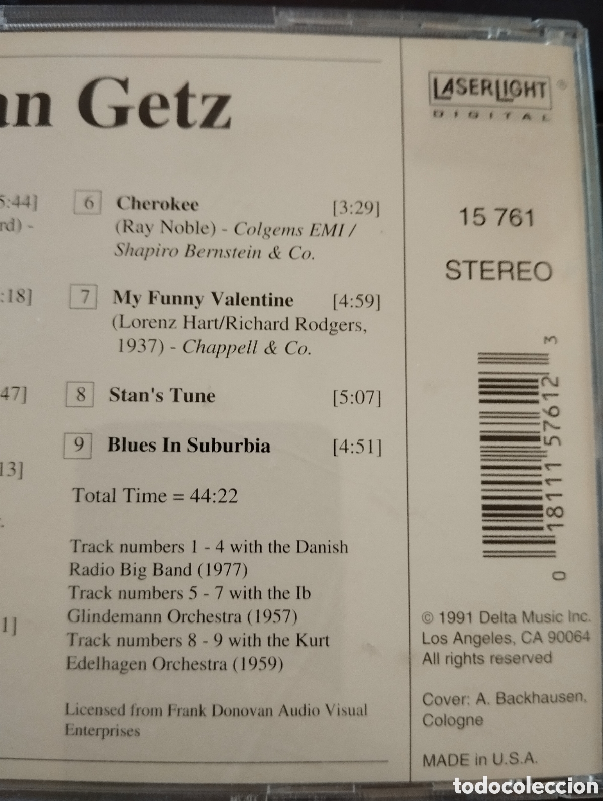 CDs de m&uacute;sica: Stan Getz - The Jazz collector edition - CD - Foto 4