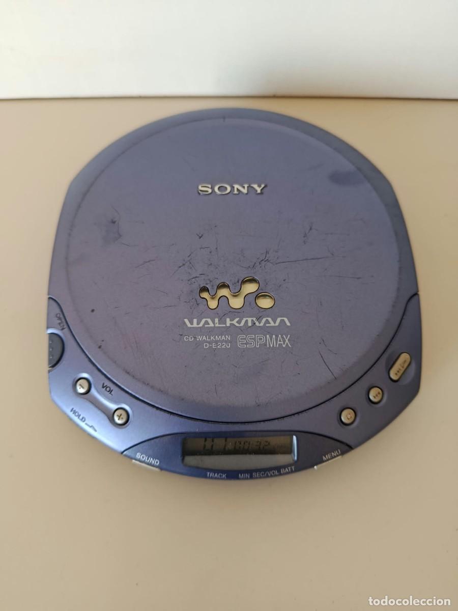 CDs de m&uacute;sica: Sony Walkman D-E220 Lettore CD ESP MAX Compact Disc Portatile Blu