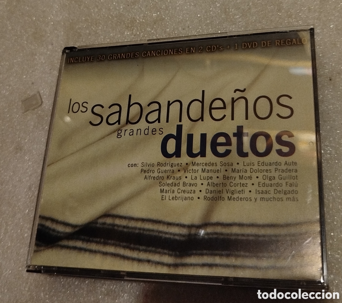 CDs de m&uacute;sica: Los sabande&ntilde;os - duetos. Doble CD + dvd
