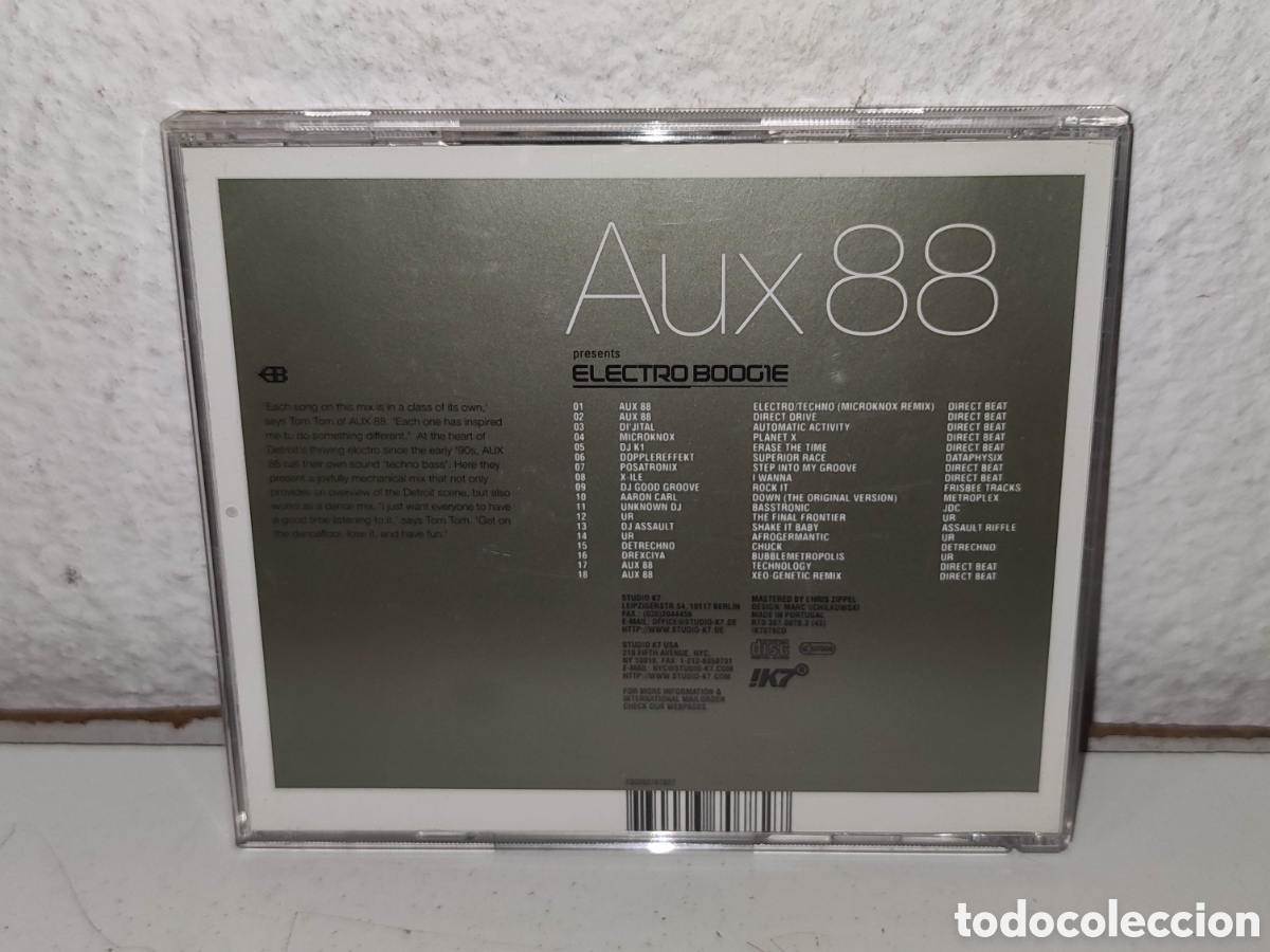 CDs de m&uacute;sica: Cd - Aux 88 &ndash; Electro Boogie - Electronic Estilo: Electro - Foto 2