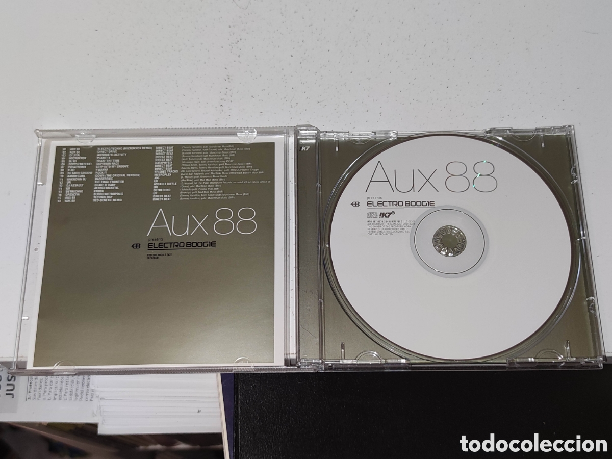 CDs de m&uacute;sica: Cd - Aux 88 &ndash; Electro Boogie - Electronic Estilo: Electro - Foto 4