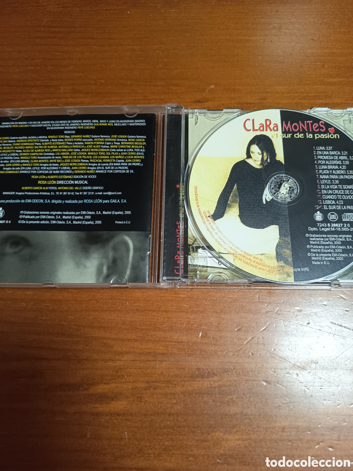 CDs de m&uacute;sica: CD Clara Montes, El sur de la Pasi&oacute;n - Foto 3