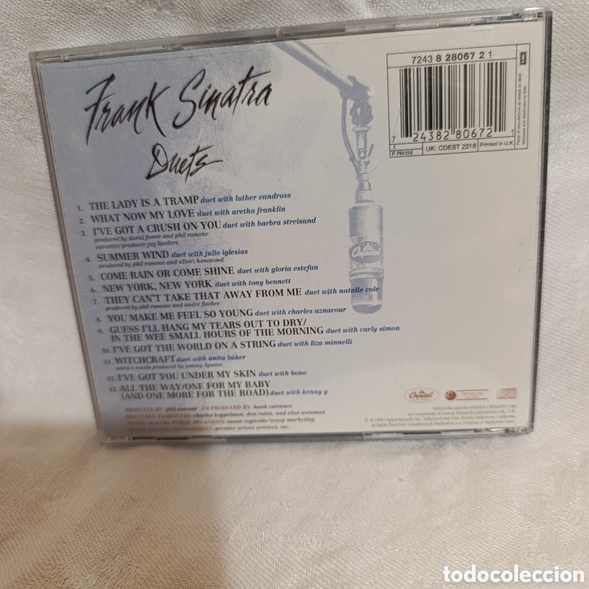 CDs de m&uacute;sica: Frank Sinatra - Duets (Original 1993),CD - Foto 3