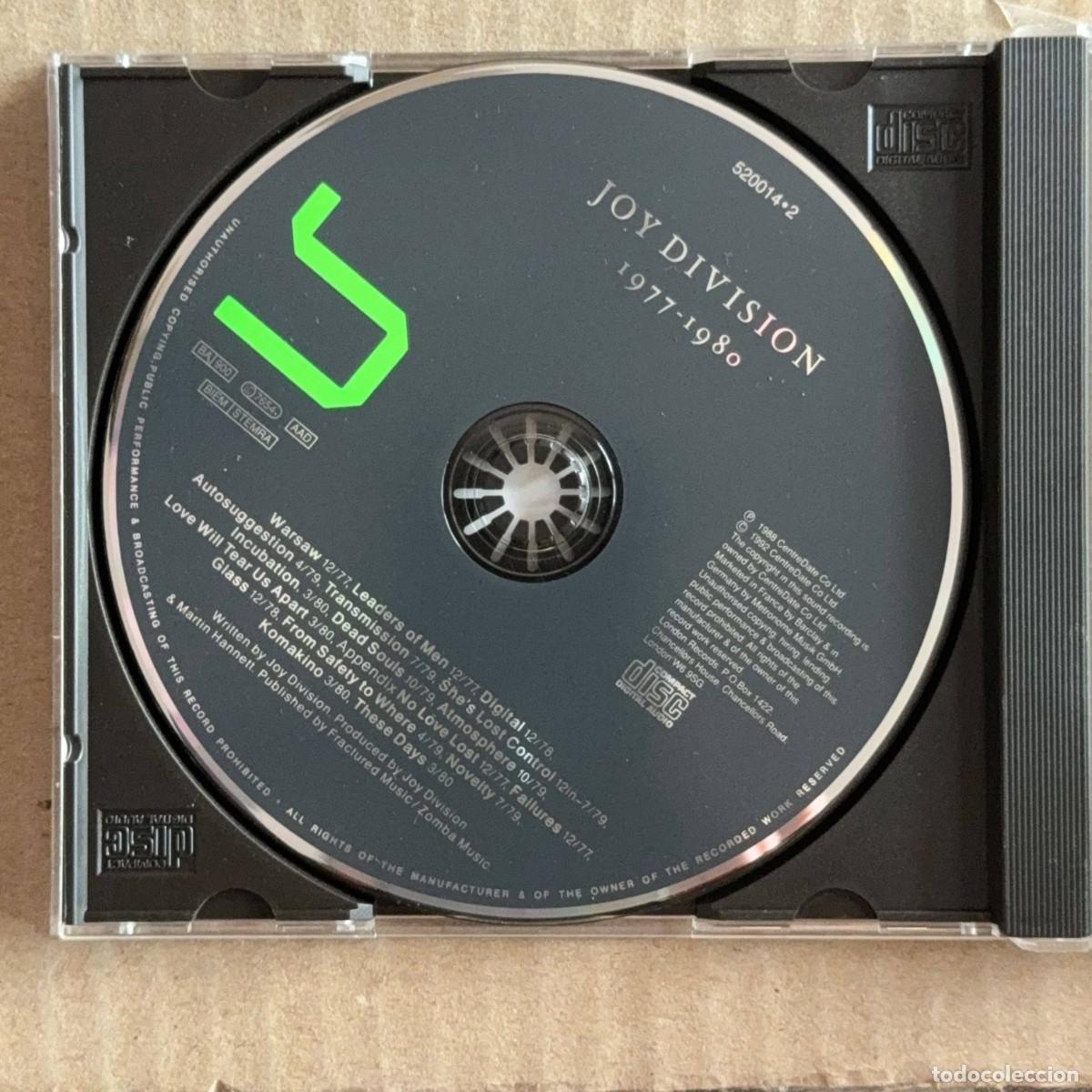 CDs de m&uacute;sica: Joy Division &rdquo;1977-1980&rdquo; CD - Foto 3