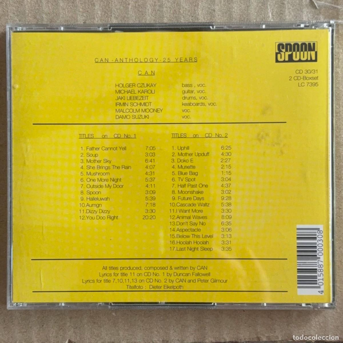 CDs de m&uacute;sica: Can &rdquo;Anthology&rdquo; 2CD ... - Foto 2