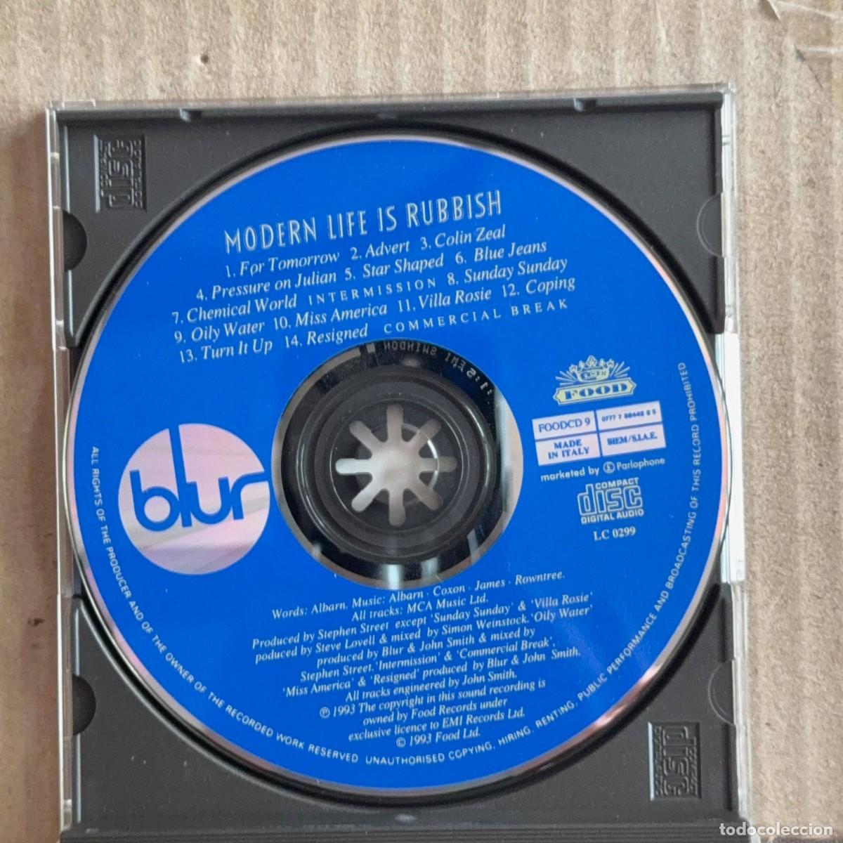 CDs de m&uacute;sica: Blur &rdquo;Modern Life is Rubbish&rdquo; CD - Foto 3