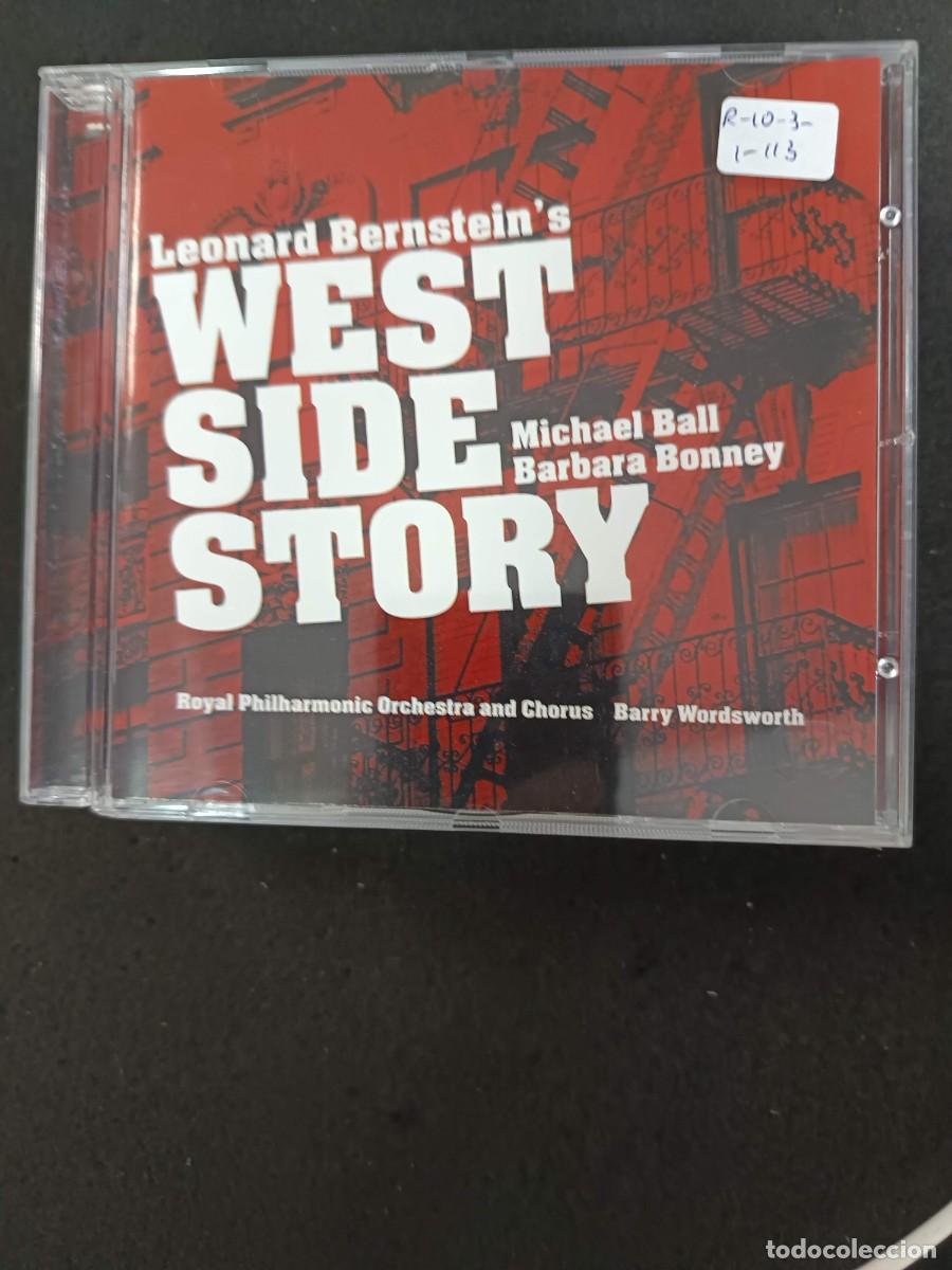 CDs de m&uacute;sica: BERNSTEIN: WEST SIDE STORY. DIR: BARRY WORDSWORTH. INT&Eacute;RP: BARBARA BONNEY / MICHAEL BALL. ROYAL PHIL
