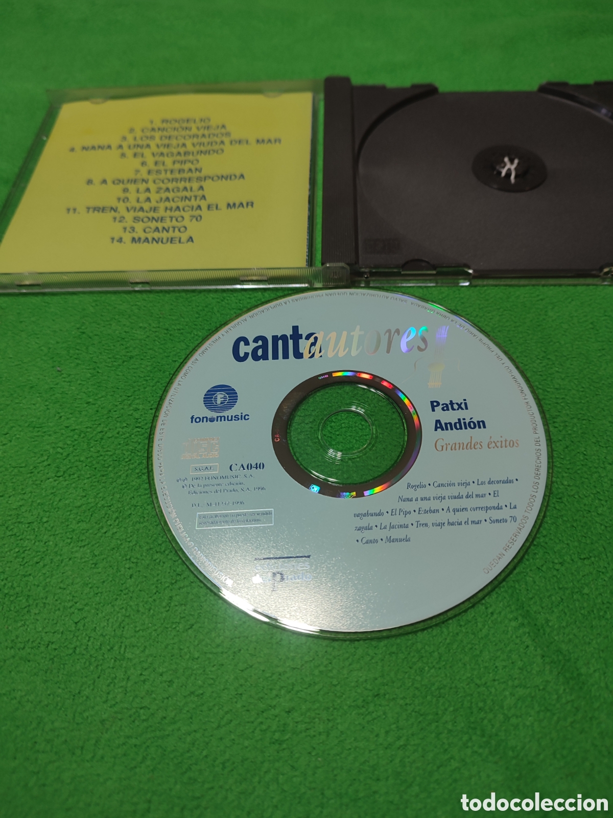 CDs de m&uacute;sica: Patxi Andion - Grandes &eacute;xitos de. - Foto 2