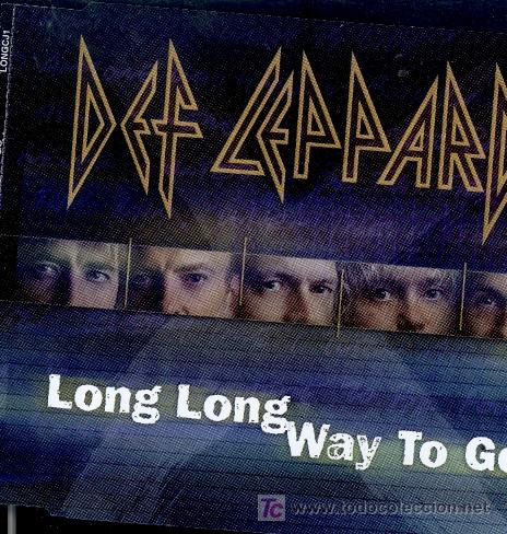 CDs de m&uacute;sica: DEF LEPPARD-LONG LONG WAY TO GO CDSINGLE EDITADO POR BLUDGEON EN 2002 PROMOCIONAL (U.E.) EX-EX