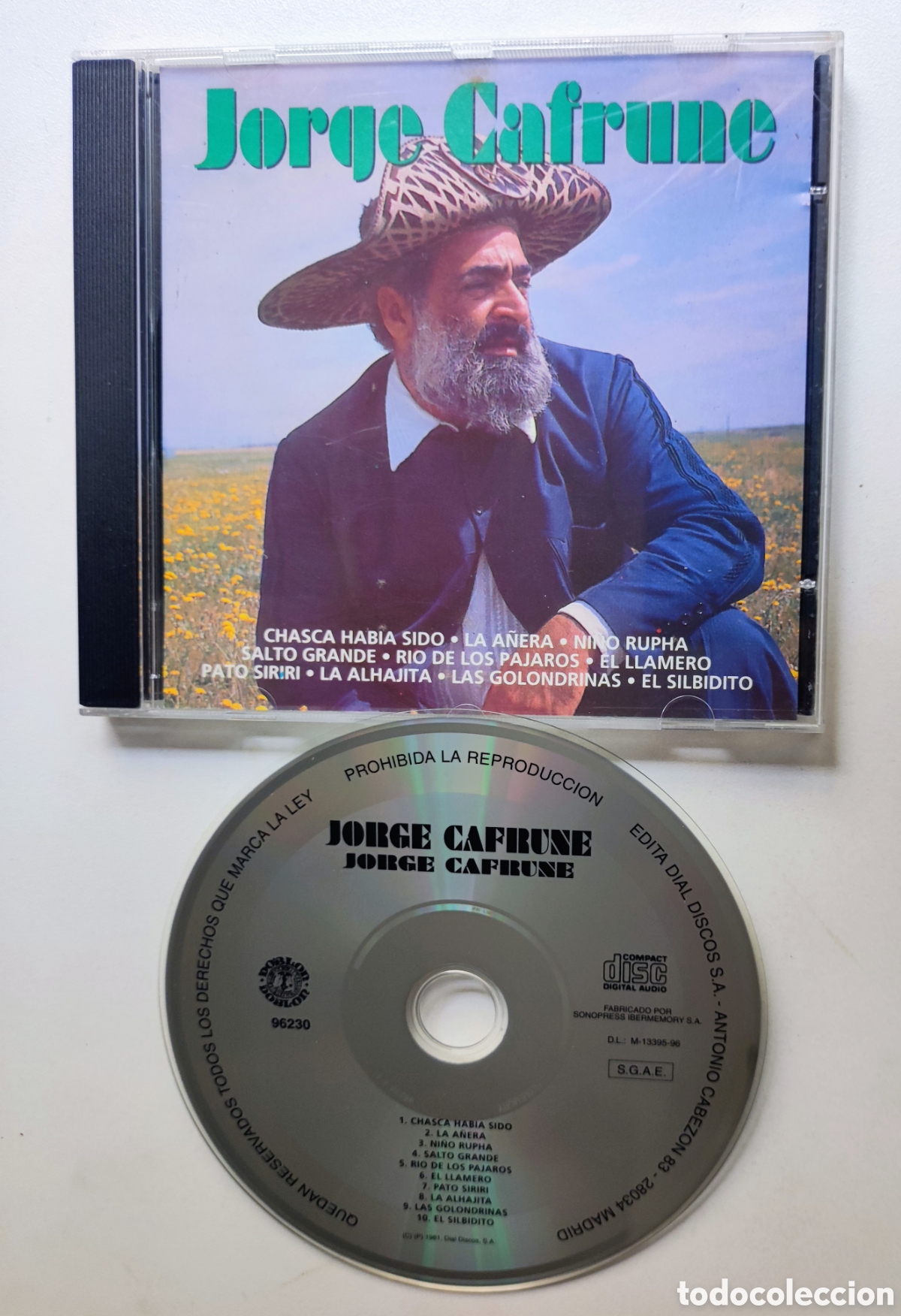 CDs de m&uacute;sica: JORGE CAFRUNE / CHASCA HABIA SIDO, ETC - CD 1996 DOBLON