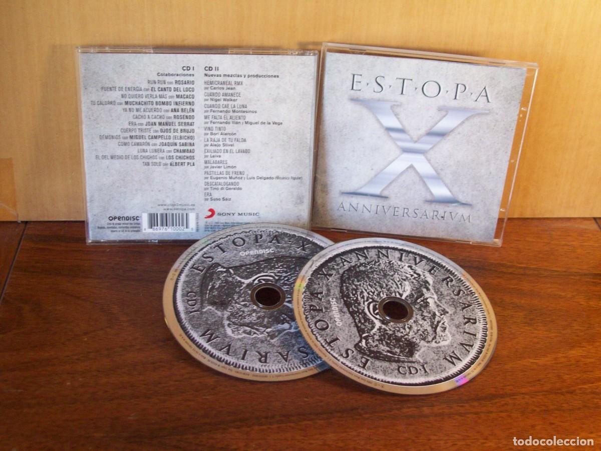 CDs de m&uacute;sica: ESTOPA - X - ANNIVERSARIUM - DOBLE CD CON COLABORACIONES
