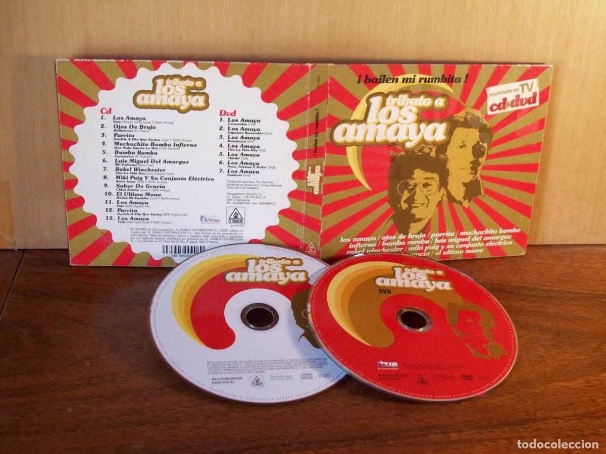 CDs de m&uacute;sica: TRIBUTO A LOS AMAYA - BAILEN MI RUMBITA - CD + DVD DIGIPACK