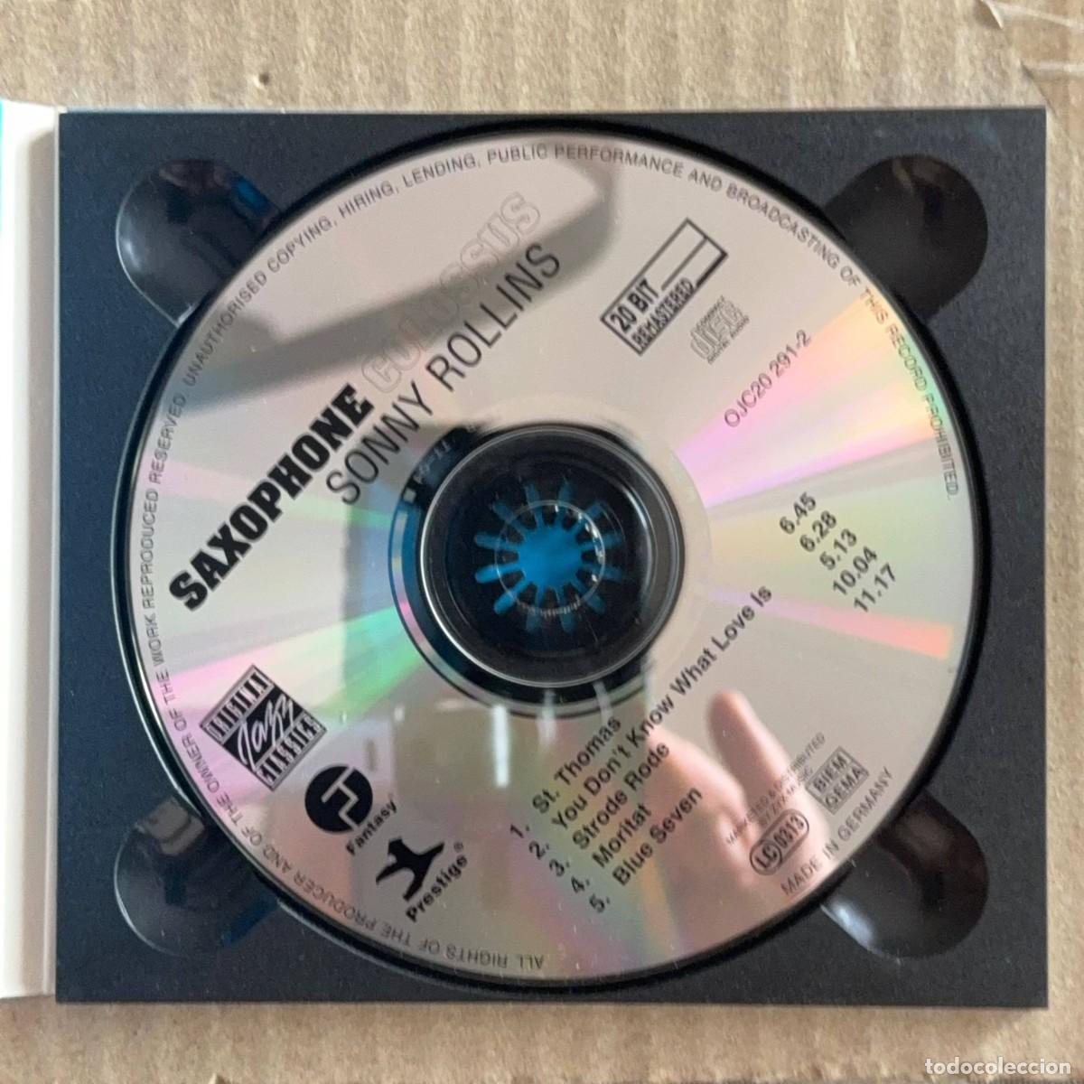 CDs de m&uacute;sica: Sonny Rollins &rdquo;Saxophone Colossus&rdquo; CD - Foto 3