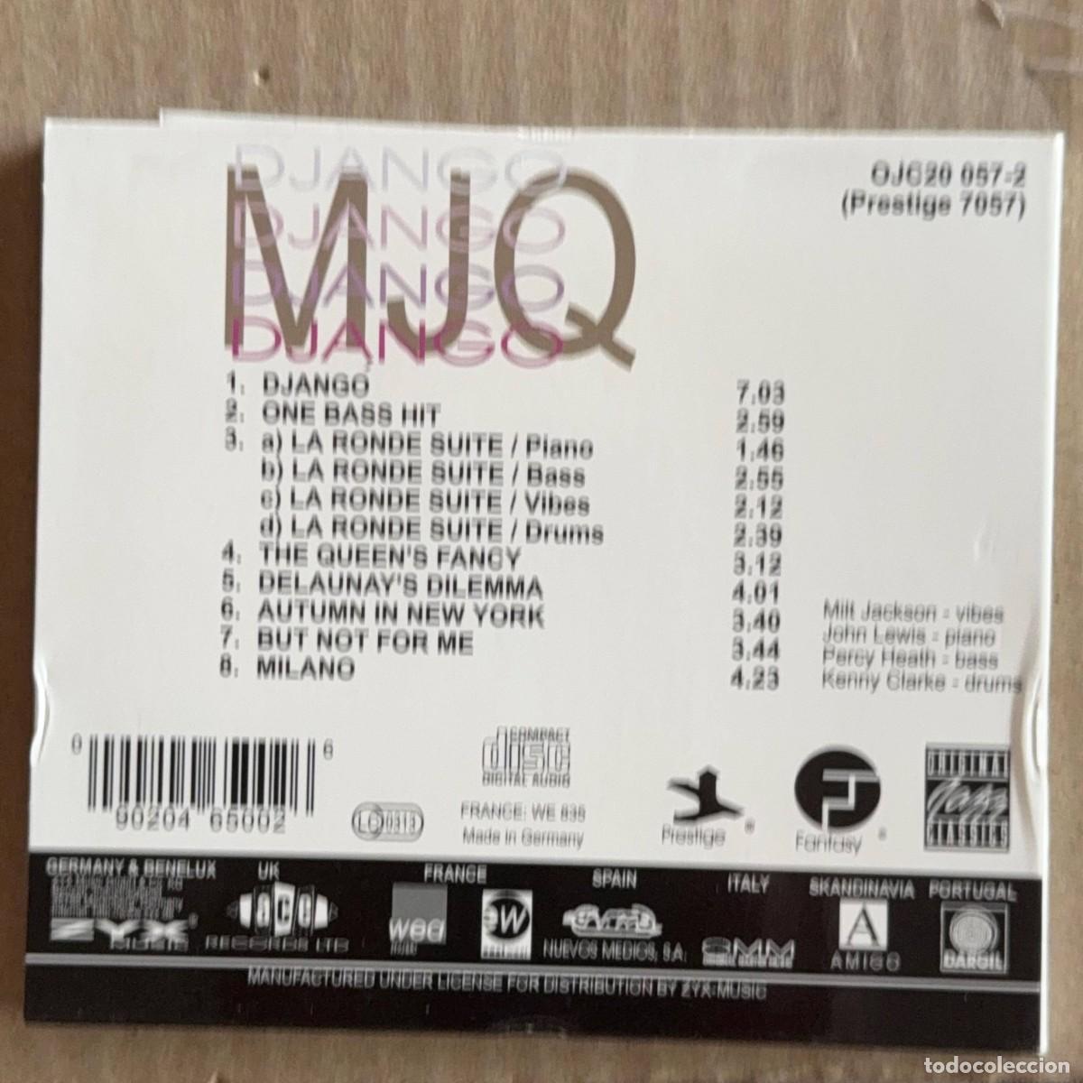 CDs de m&uacute;sica: Modern Jazz Quartet &rdquo;Django&rdquo; CD - Foto 2