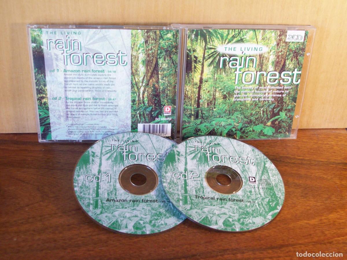 Musik-CDs: THE LIVING RAIN FOREST - DOBLE CD MUSIC SENSUAL SOUND OF NATURE TO GIVE