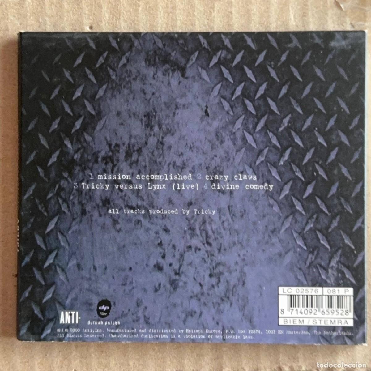 CDs de m&uacute;sica: Tricky &rdquo;Mission Acomplished EP&rdquo; CD - Foto 2