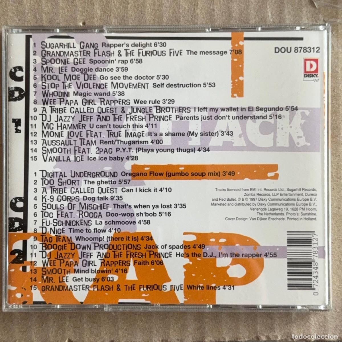 CDs de m&uacute;sica: VAA &rdquo;Rap Attack&rdquo; 2CD Old-Skool Hip Hop - Foto 2
