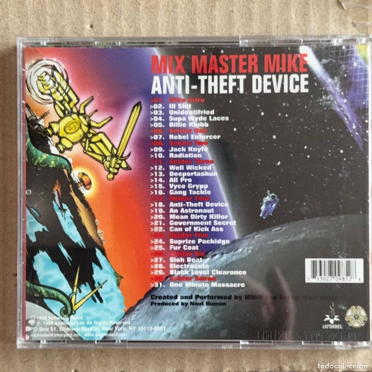 CDs de m&uacute;sica: Mix Master Mike &rdquo;Anti Theft Device&rdquo; CD - Foto 2