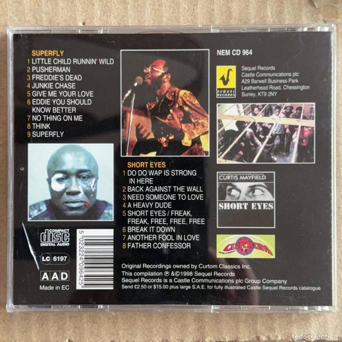 CDs de m&uacute;sica: Curtis Mayfield &rdquo;Superfly + Short Eyes&rdquo; 2CD - Foto 2