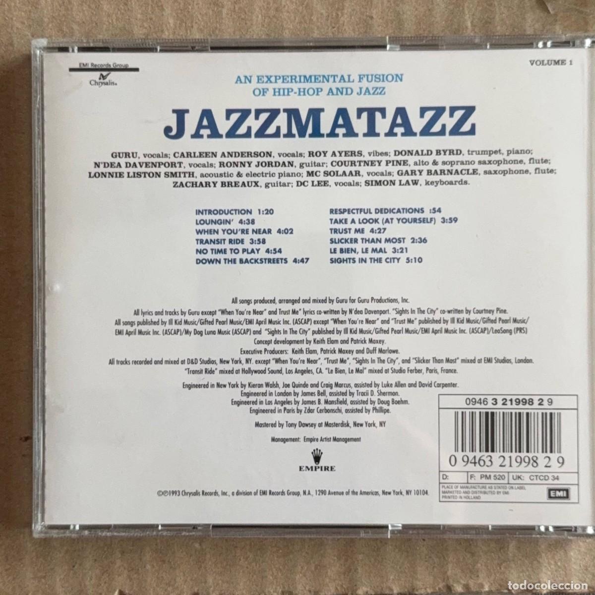 CDs de m&uacute;sica: Guru &rdquo;Jazzmatazz Vol.1&rdquo; CD - Foto 2