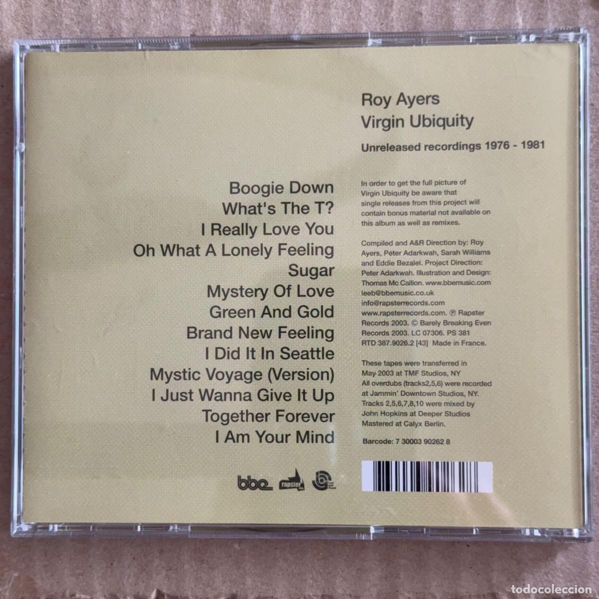 CDs de m&uacute;sica: Roy Ayers &rdquo;Virgin Ubiquity&rdquo; CD - Foto 2