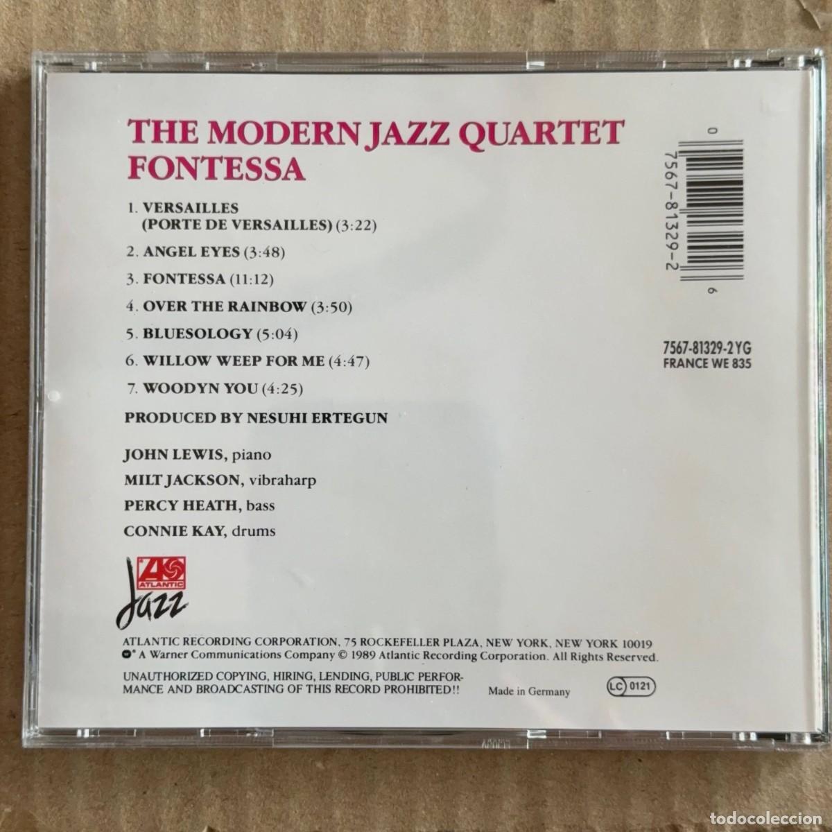 CDs de m&uacute;sica: Modern Jazz Quartet &rdquo;Fontessa&rdquo; CD - Foto 2