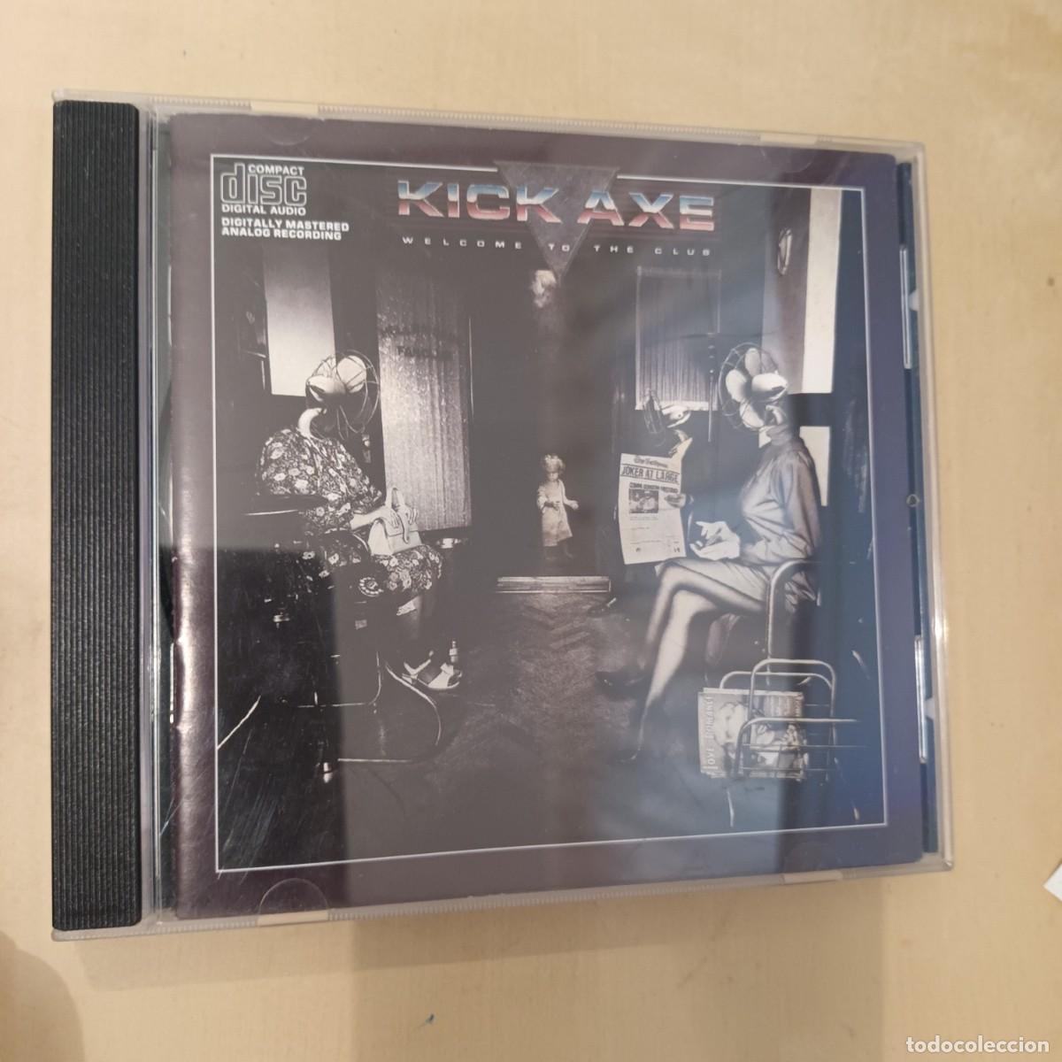 CDs de m&uacute;sica: Kick Axe , Welcome to the Club , CD estado impecable. Hard Glam Rock