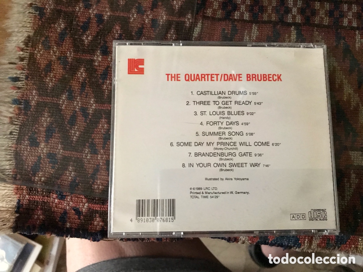 CDs de m&uacute;sica: Dave Brubeck. The Quartet - Foto 2