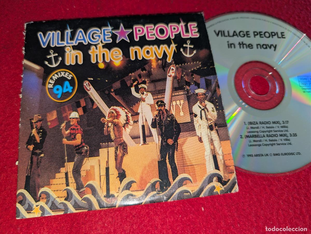 CDs de m&uacute;sica: VILLAGE PEOPLE Ibiza Radio mix/Marbella radio mix CD SINGLE 1994 BMG ESPA&Ntilde;A SPAIN