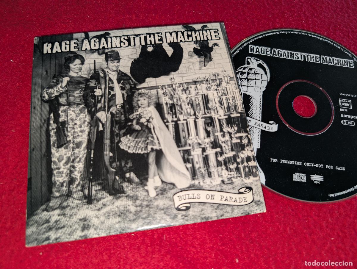 CDs de m&uacute;sica: RAGE AGAINST THE MACHINE RGTM RGM Bulls on parade CD SINGLE 1996 Epic PROMO EU