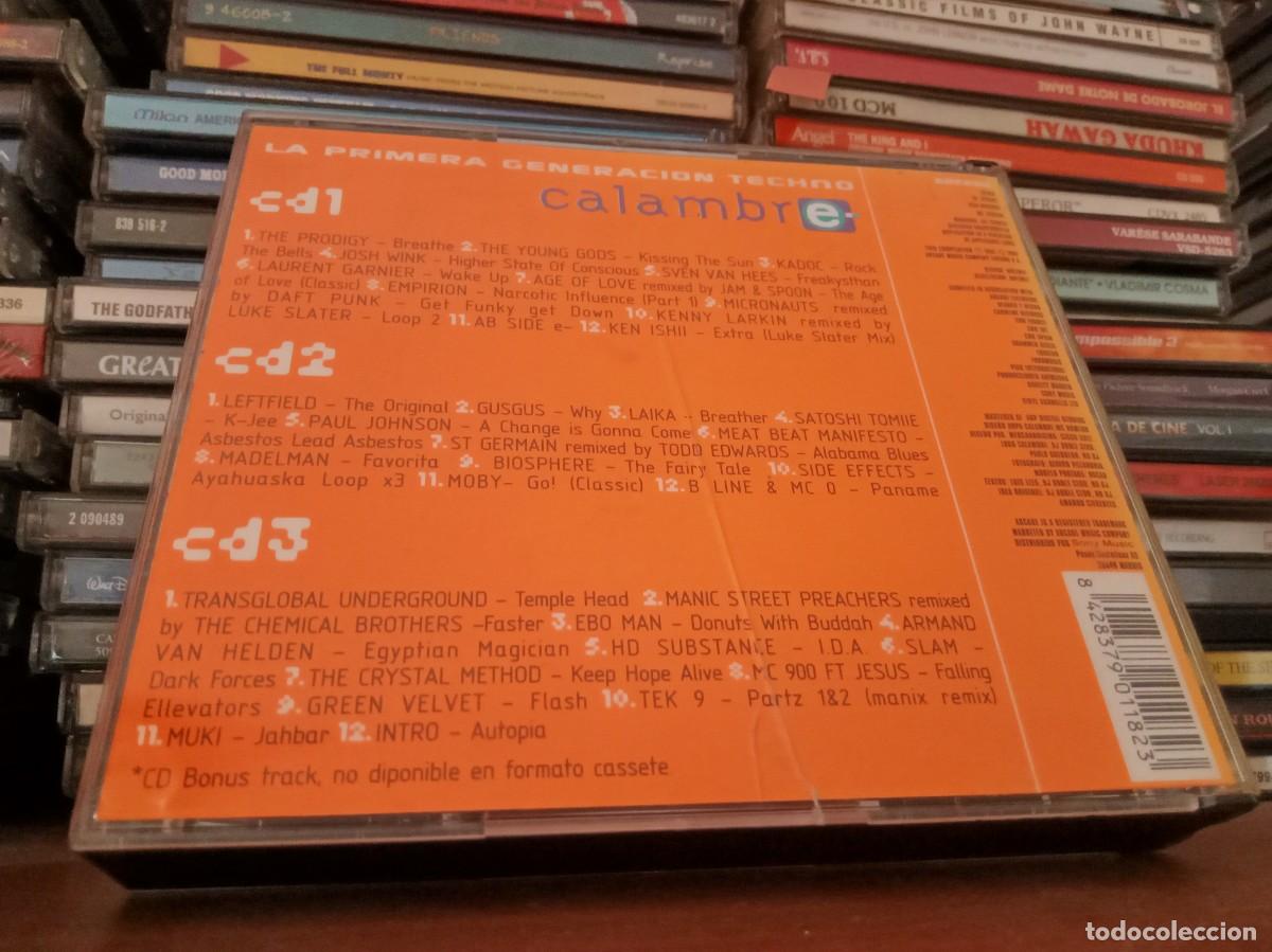 CDs de m&uacute;sica: Various - Calambre Techno - 3 CD - 1997 - Spain - Foto 2