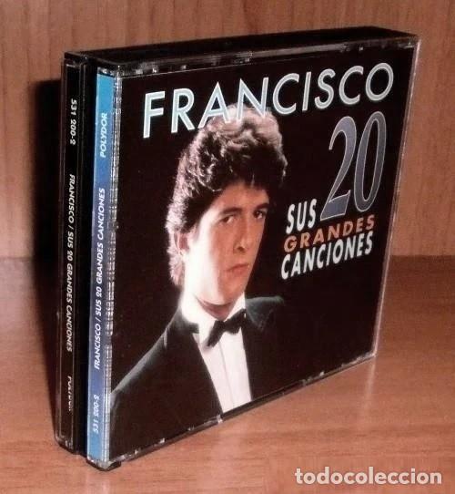 CDs de m&uacute;sica: [DOBLE CD]. FRANCISCO. SUS 20 GRANDES CANCIONES. ALICANTE. RECOPILATORIO.