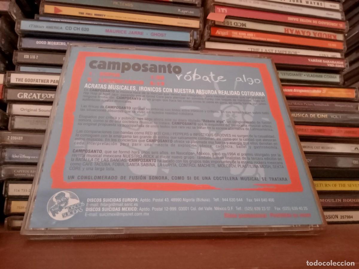 CDs de m&uacute;sica: CAMPOSANTO &ndash; ROBATE ALGO - cd - Foto 2