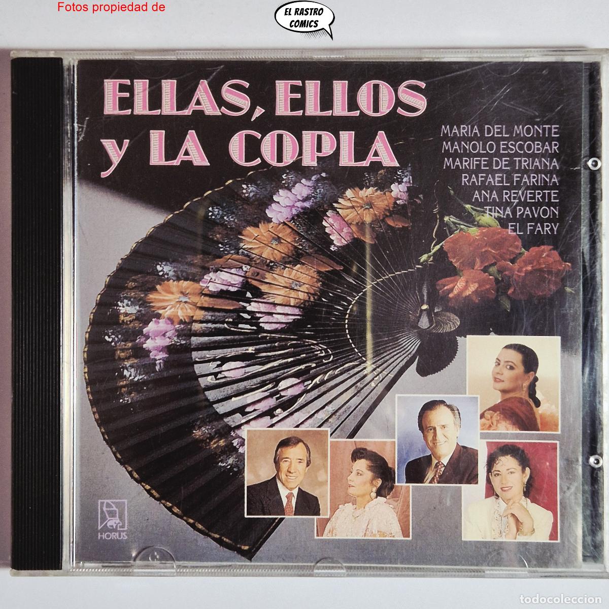 CDs de m&uacute;sica: Ellas, Ellos y La Copla, CD Horus 1994 Ana Reverte, Farina, Molina, Marif&eacute; de Triana...excelente est