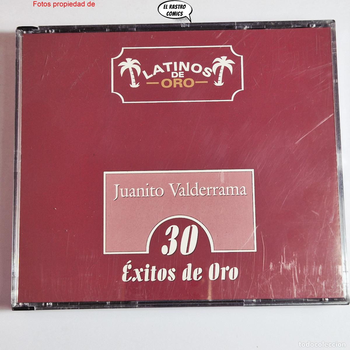 CDs de m&uacute;sica: Juanito Valderrama, 30 &Eacute;xitos, Latinos de Oro, doble, 2 CD Novoson 1999, excelente estado