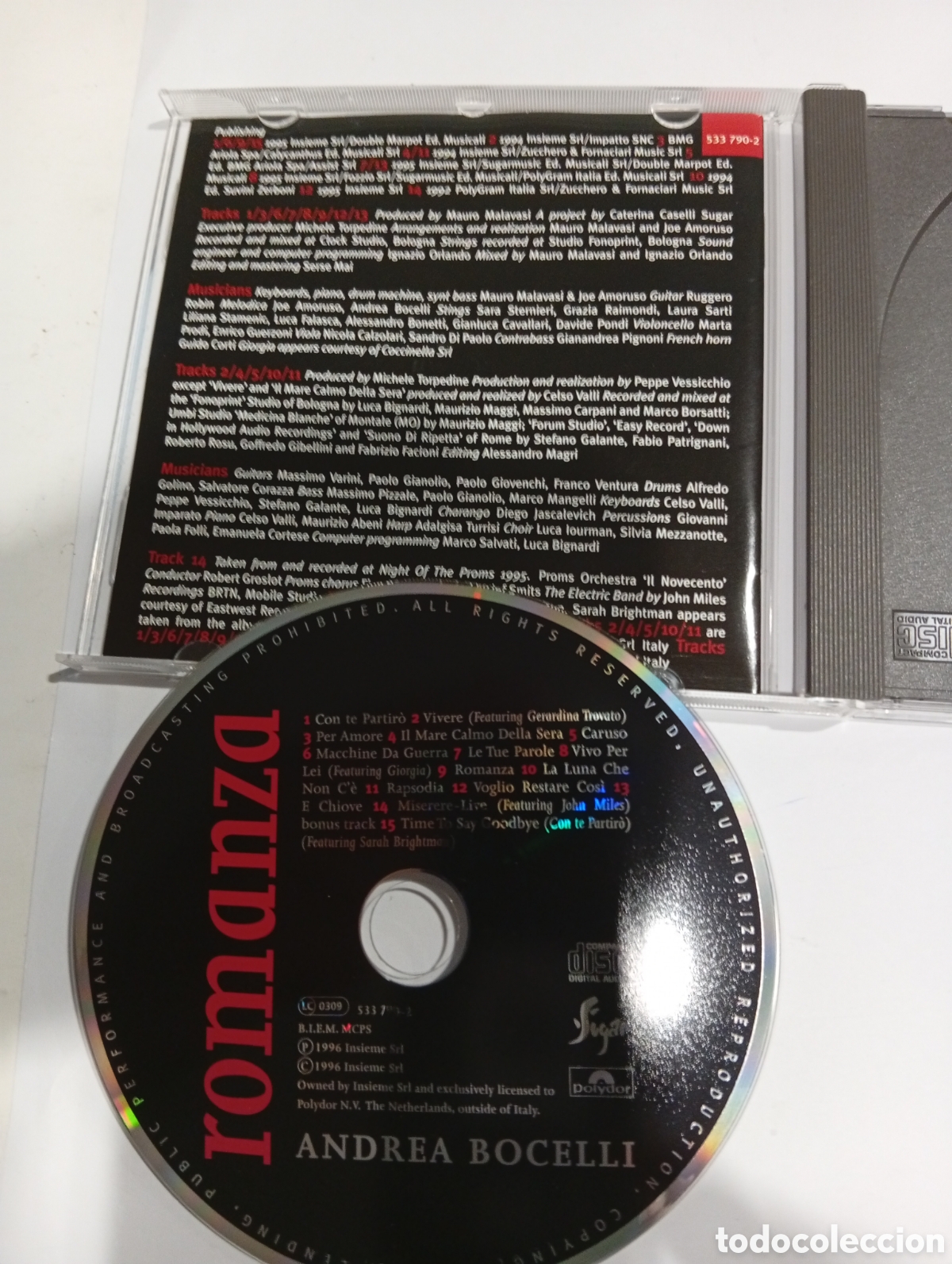 CDs de m&uacute;sica: Andrea Bocelli Romanza - Foto 3