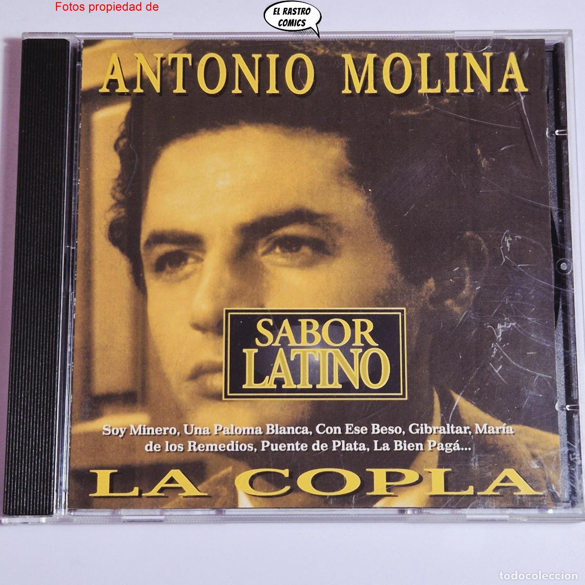 CDs de m&uacute;sica: Antonio Molina, La Copla, CD Sabor Latino, 1996, excelente estado