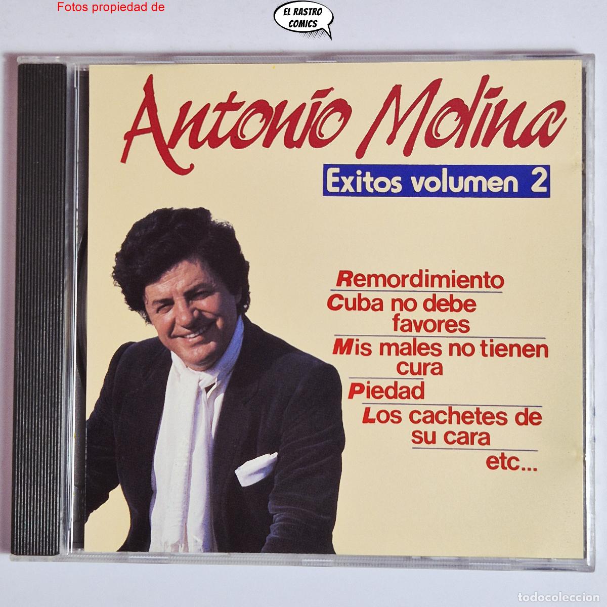 CDs de m&uacute;sica: Antonio Molina, &Eacute;xitos Volumen 2, CD Doblon, Dial Discos 1992, excelente estado