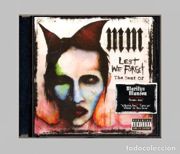 CDs de m&uacute;sica: G763 - MARILYN MANSON. BEST OF. LEST WE FORGOT. RECOPILATORIO. CD.