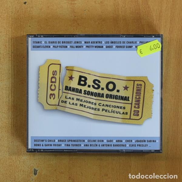 CDs de m&uacute;sica: VARIOS - BSO LAS MEJORES CANCIONES DE LAS MEJORES PELICULAS - 3 CD