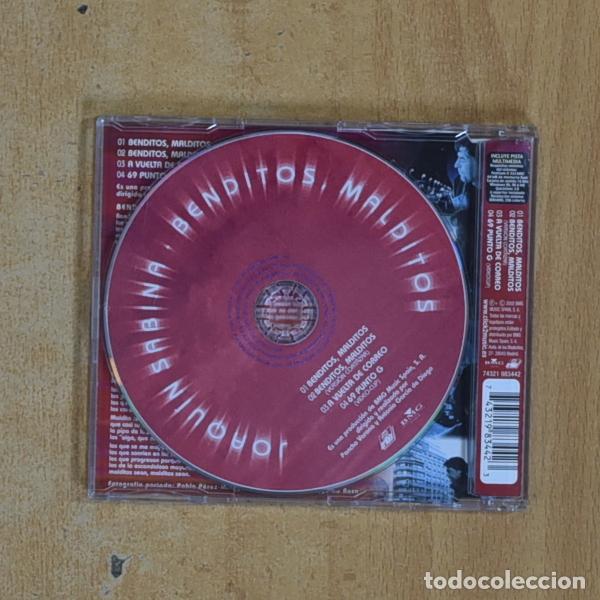 CDs de m&uacute;sica: JOAQUIN SABINA - BENDITOS MALDITOS - CD SINGLE - Foto 2