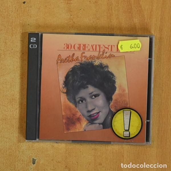 CDs de m&uacute;sica: ARETHA FRANKLIN - 30 GREATEST HITS - 2 CD